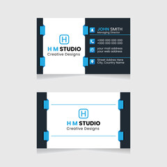 Vector modern creative simple and clean business card design, red abstract unique luxury and professional name card design, print ready corporate and brand identity design.