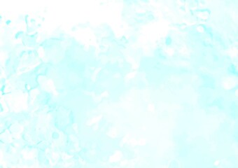 幻想的な水彩の水色テクスチャ背景
