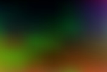 Dark Multicolor, Rainbow vector bokeh template.