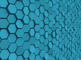 Abstract black wall hexagon blocks background minimal light clean corporate wall 3d geometric