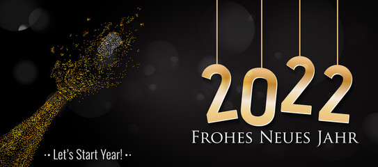 Neujahrsgruss 2022 - Frohes Neues Jahr