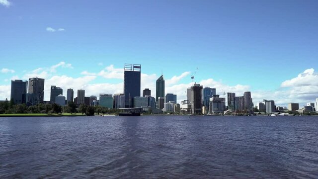 A view of the Perth city skyline