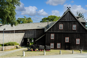 Gebäudeenseble der Grube Samson in Sankt Andreasberg im Ha