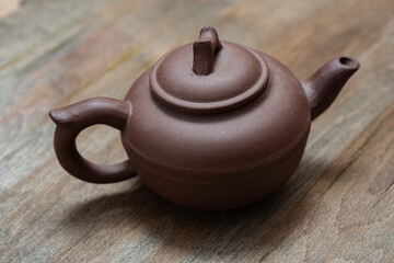 Teapot - antique ceramics. Teakettle - kitchen utensils