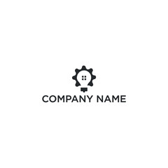 Lamp home logo design