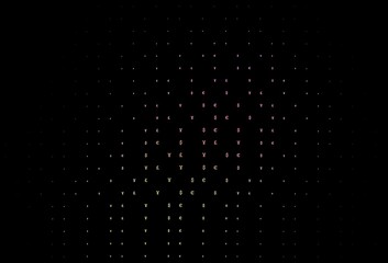 Dark pink, green vector pattern with EUR, USD, GBP, JPY.