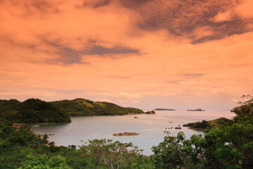 Fototapeta na wymiar Tugawe Cove, Camarines Sur, Philippines. 