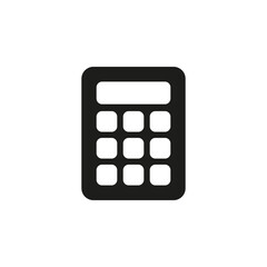 Calculator icon with white background