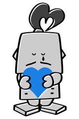 悲しい気持ちを伝えるロボット02-8