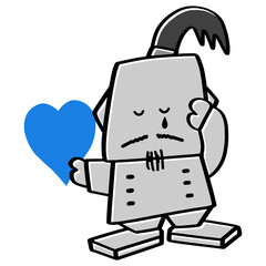 悲しい気持ちを伝えるロボット02-9