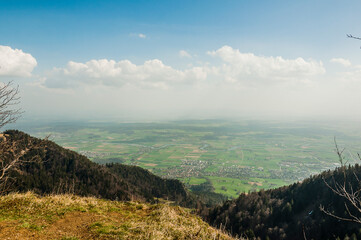Obergrenchenberg, Waldfluh, Hochebene, Aussicht, Grenchenberg, Jura, Jurasüdfuss, Wanderweg,...