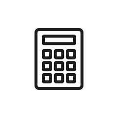 Calculator icon with white background