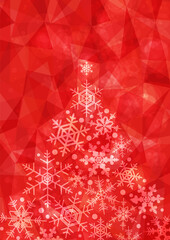 Christmas background illustration (abstract, vector)