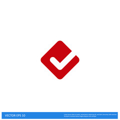 checkmark icon logo concept