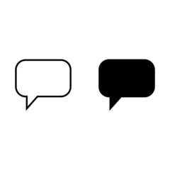 Speech bubble icon