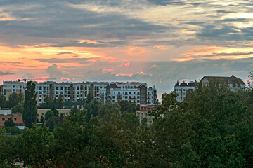 Obraz premium Greened urban area