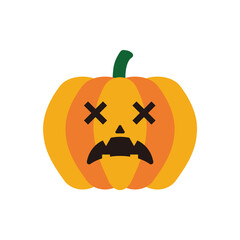 ハロウィンのカボチャのアイコン