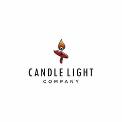 Elegant Luxury Candle Light Logo design