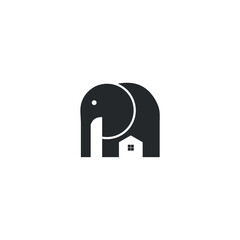 Elephant house logo design