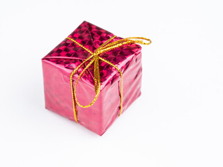 赤色のプレゼントボックス
