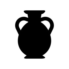Vase icon vector. amphora illustration sing. jug symbol. antique logo.