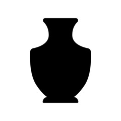 Vase icon vector. amphora illustration sing. jug symbol. antique logo.