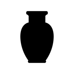 Vase icon vector. amphora illustration sing. jug symbol. antique logo.