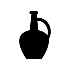 Vase icon vector. amphora illustration sing. jug symbol. antique logo.