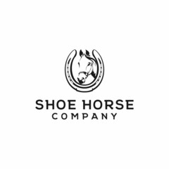 Shoe Horse for Country Ranch logo design inspiration