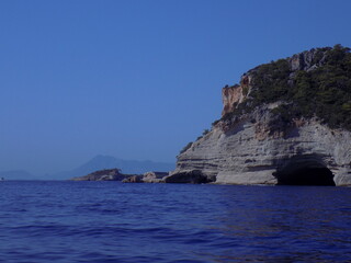 Fototapeta na wymiar cliffs in the sea