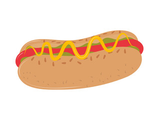 fast food hot dog