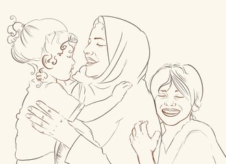 Refugee mother 2