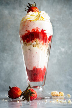 Strawberry Shortcake Ice Cream Sundae