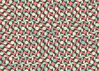 Abstract Geometric Pattern generative computational art illustration