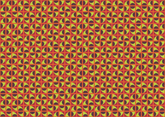 Abstract Geometric Pattern generative computational art illustration