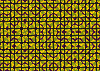 Abstract Geometric Pattern generative computational art illustration