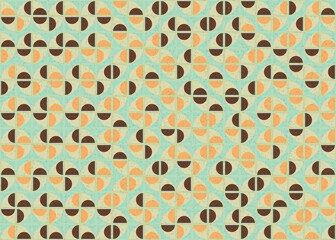 Abstract Geometric Pattern generative computational art illustration