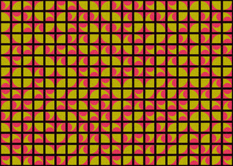 Abstract Geometric Pattern generative computational art illustration