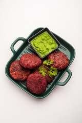 Beet Root Patties or cutlet