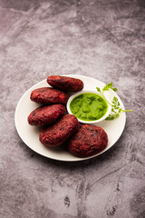 Beet Root Patties or cutlet
