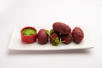 Beet Root Patties or cutlet