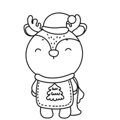 Reindeer outline