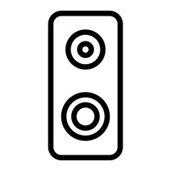 speaker line icon