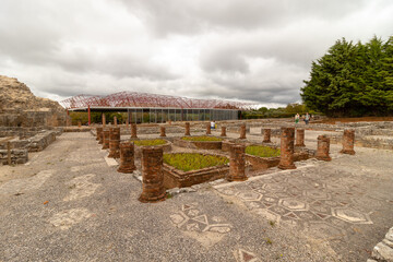 Roman ruins of Conimbriga near Coimbra in Portugal