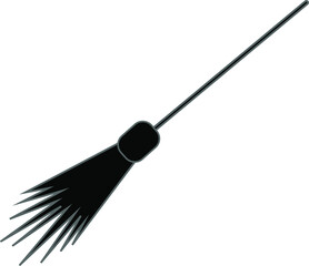 Broom for witches for Halloween