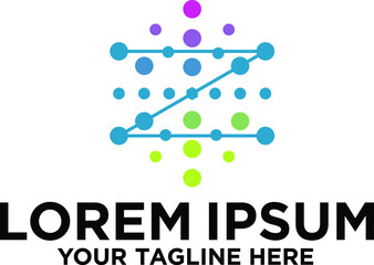 Letter Z Blockchain Technology logo