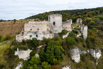 Château-Gaillard en Normandie, forteresse de Richard Coeur de Lion;