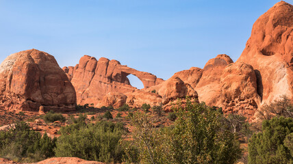 Fototapeta premium landscape on arches national park in the united states of america