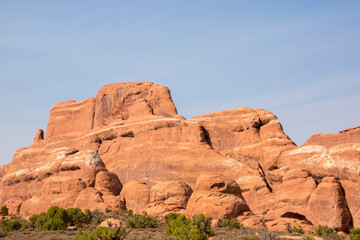 Fototapeta premium landscape on arches national park in the united states of america