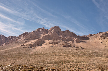 mountains in the desert